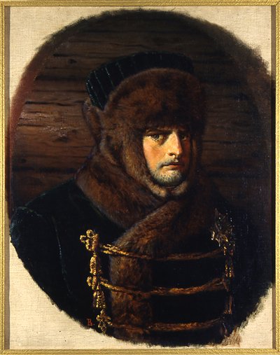 En la escarcha, Napoleón en vestido de invierno, 1899-1900 de Vasili Vasilievich Vereshchagin